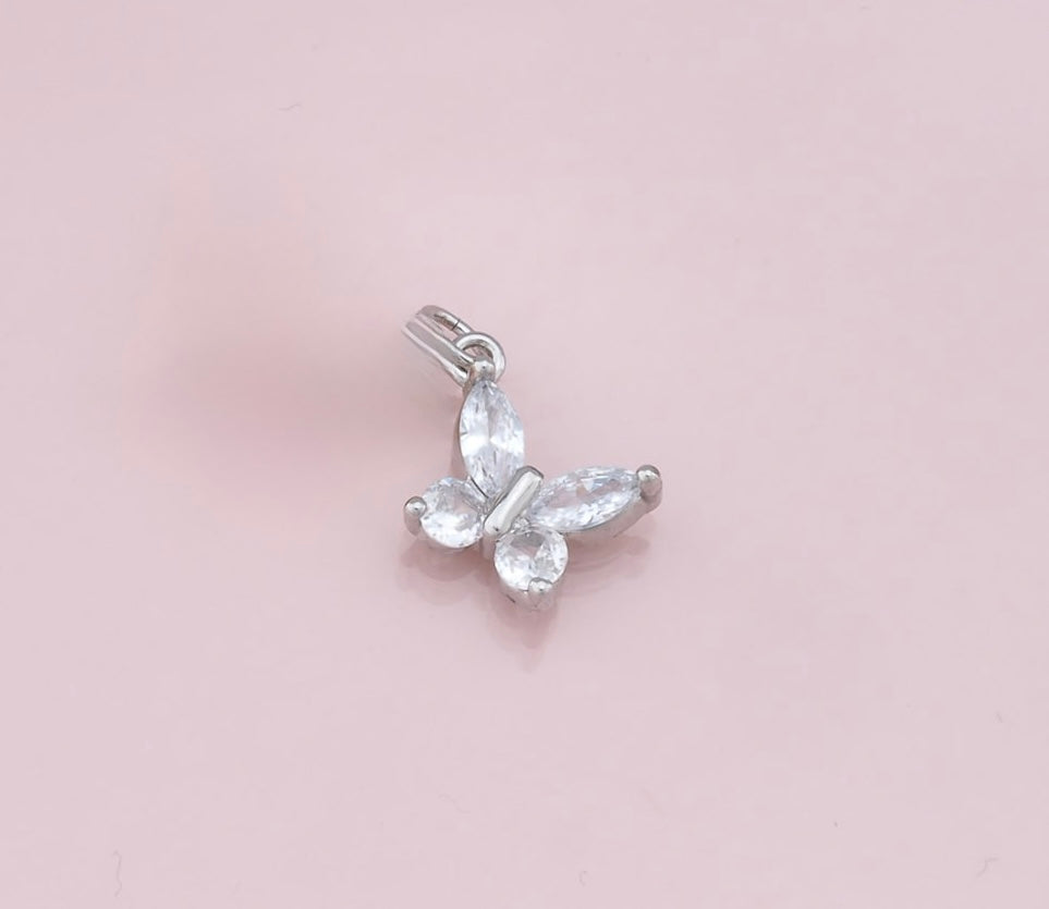 Silver Butterfly Charm
