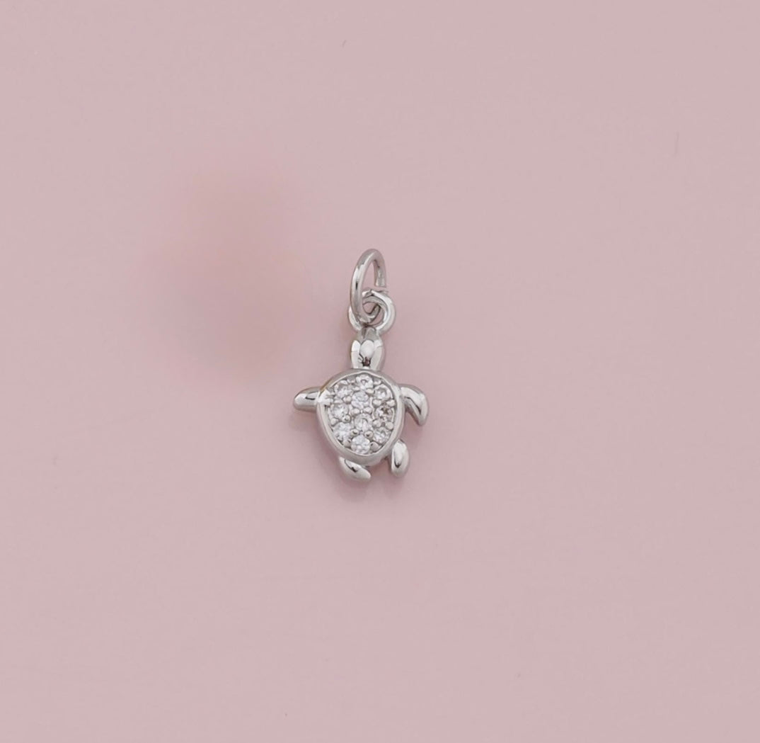Silver Turtle Charm