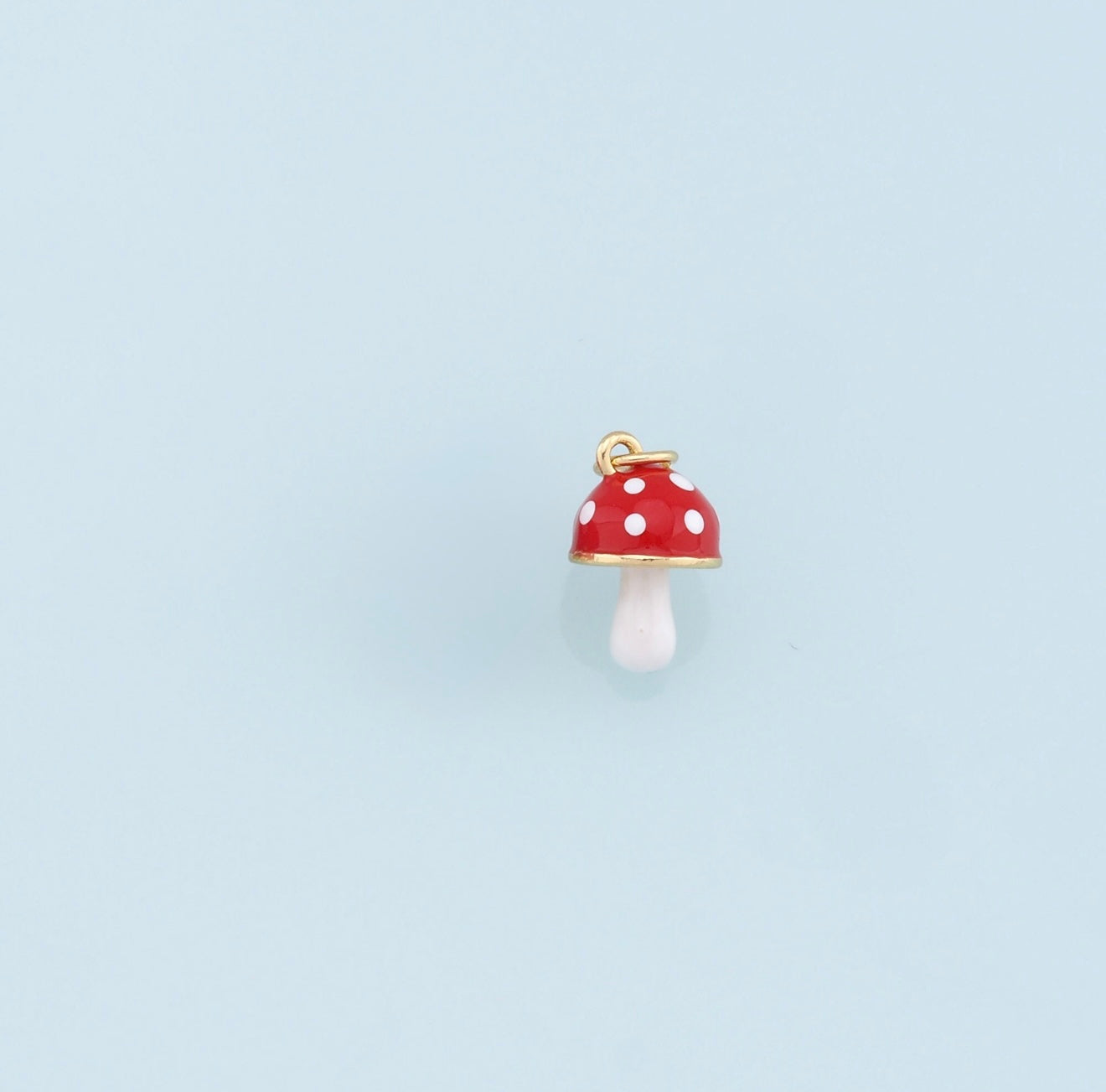 Red Mushroom Charm