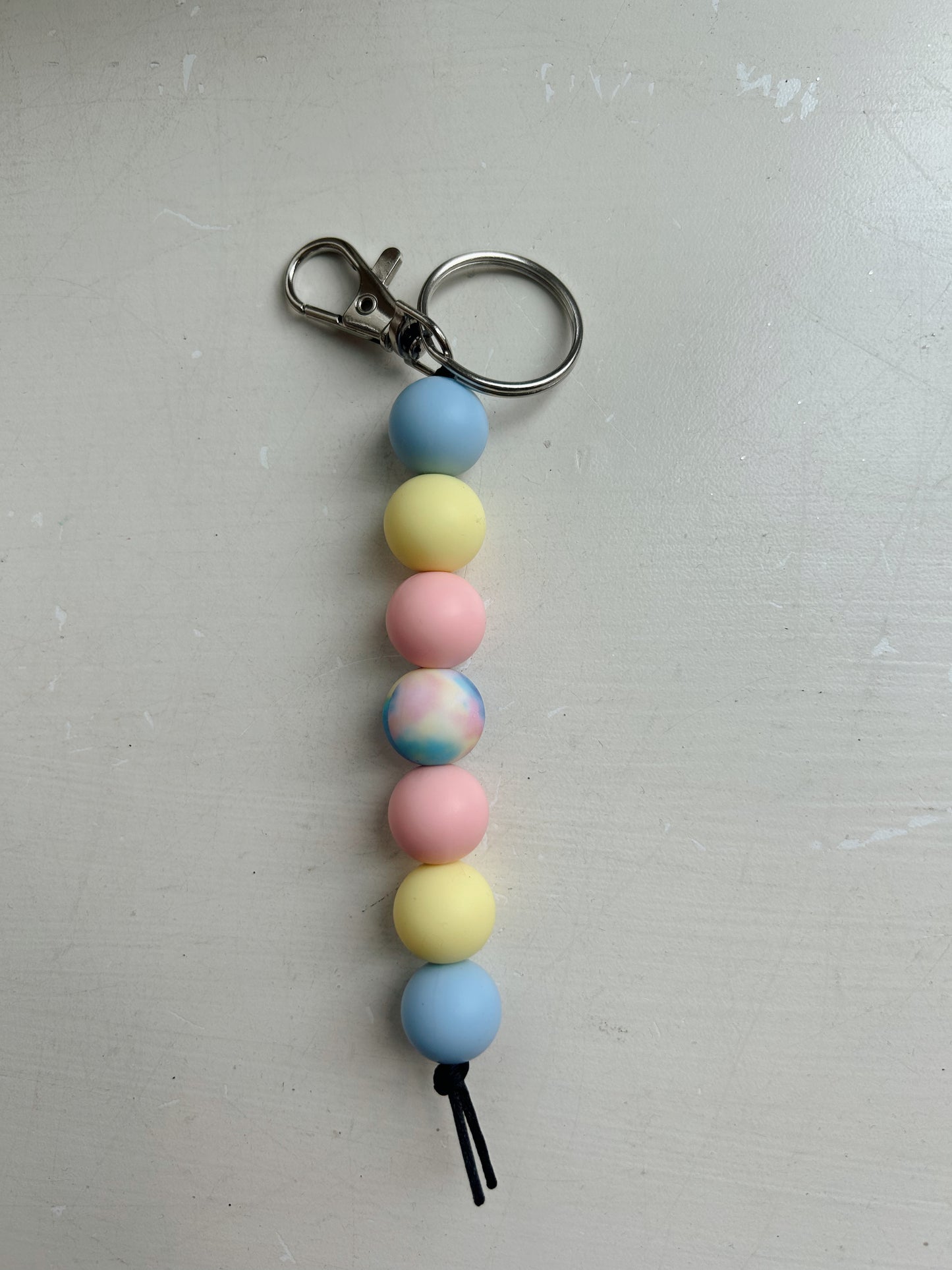 tye-dye keychain