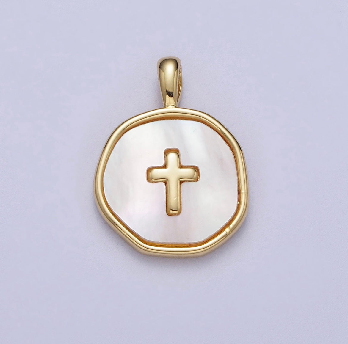 Pearl Cross Coin