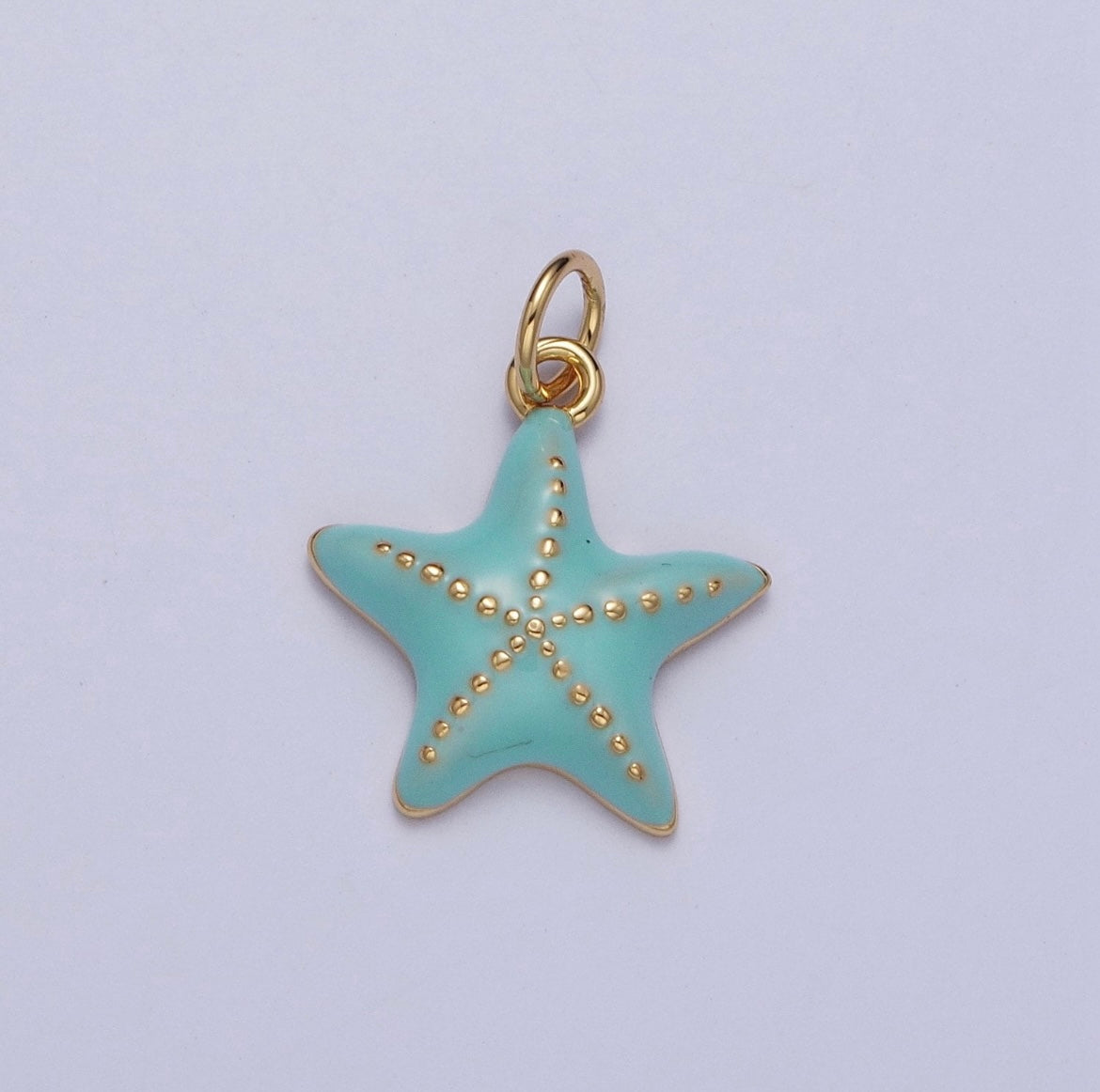 Teal Starfish Charm