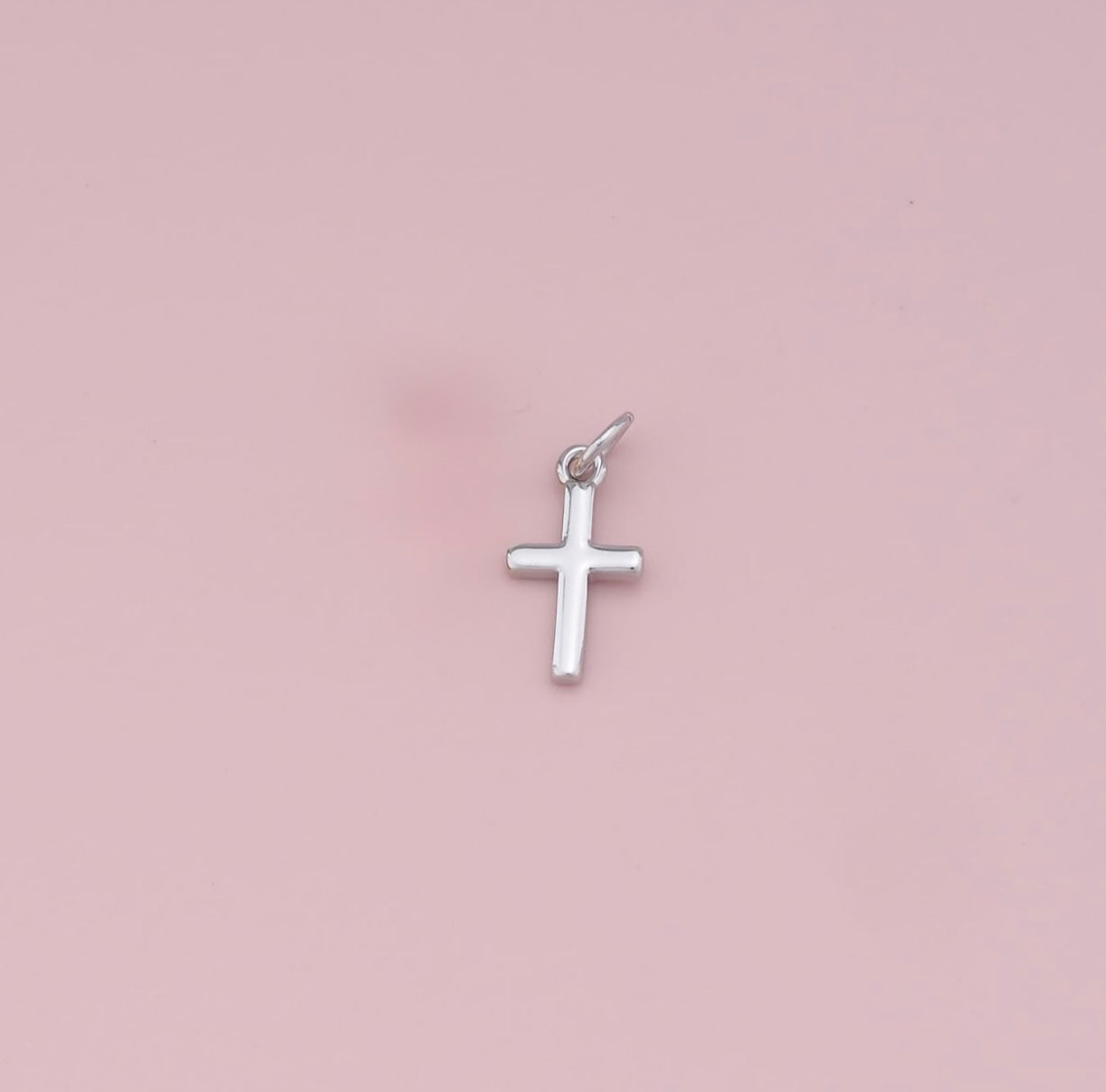 Silver Cross Charm