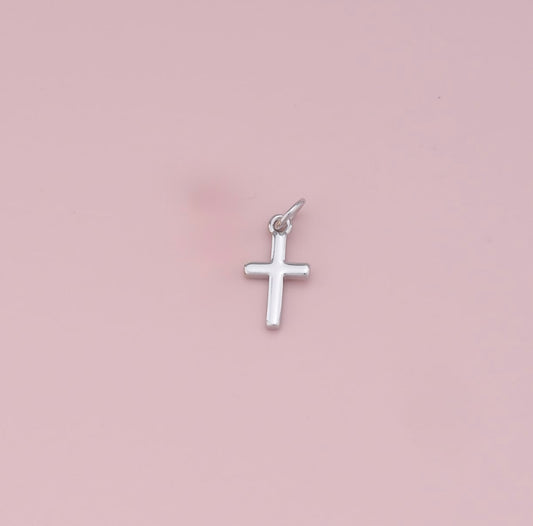 Silver Cross Charm