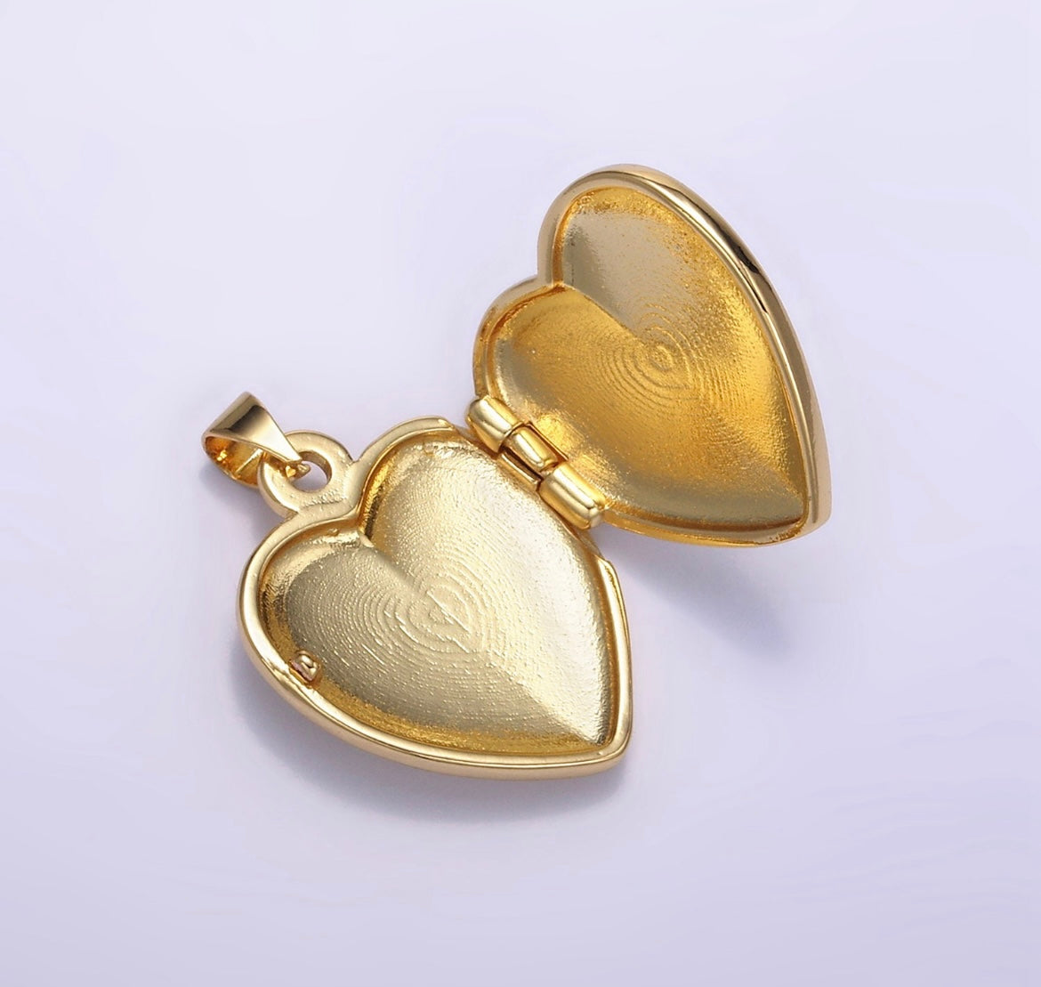 Plain Heart Locket Charm