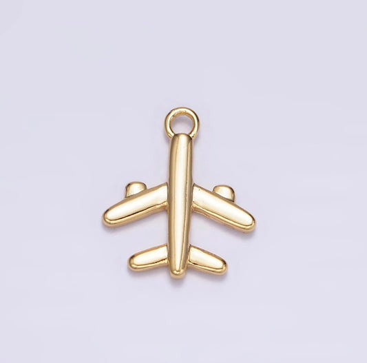 Mini Airplane Charm