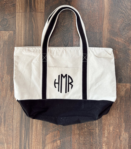 Personalized Monogrammed Tote Bag