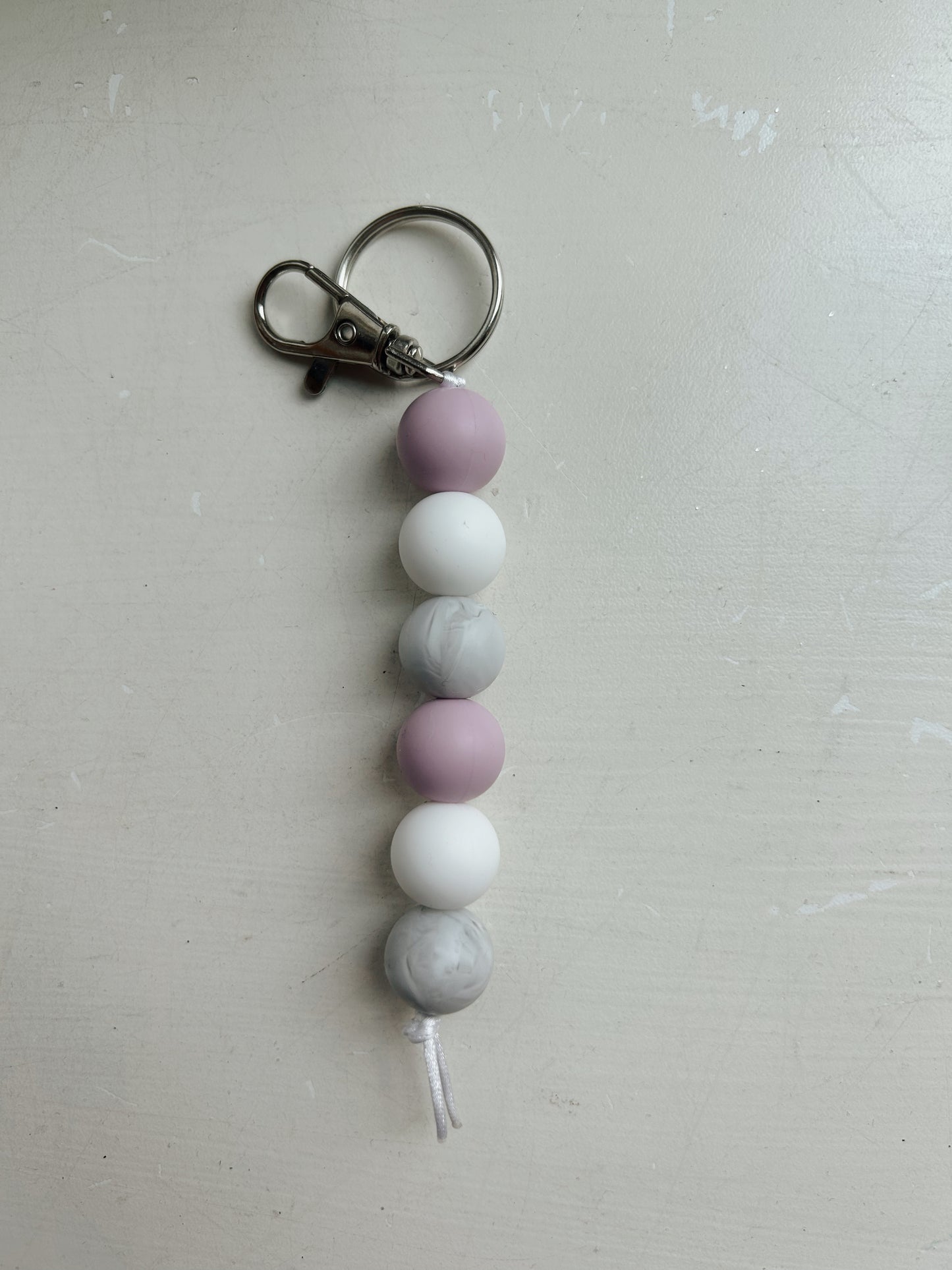 purple marble keychain